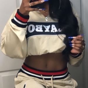 Missguided playboy 2 pc set